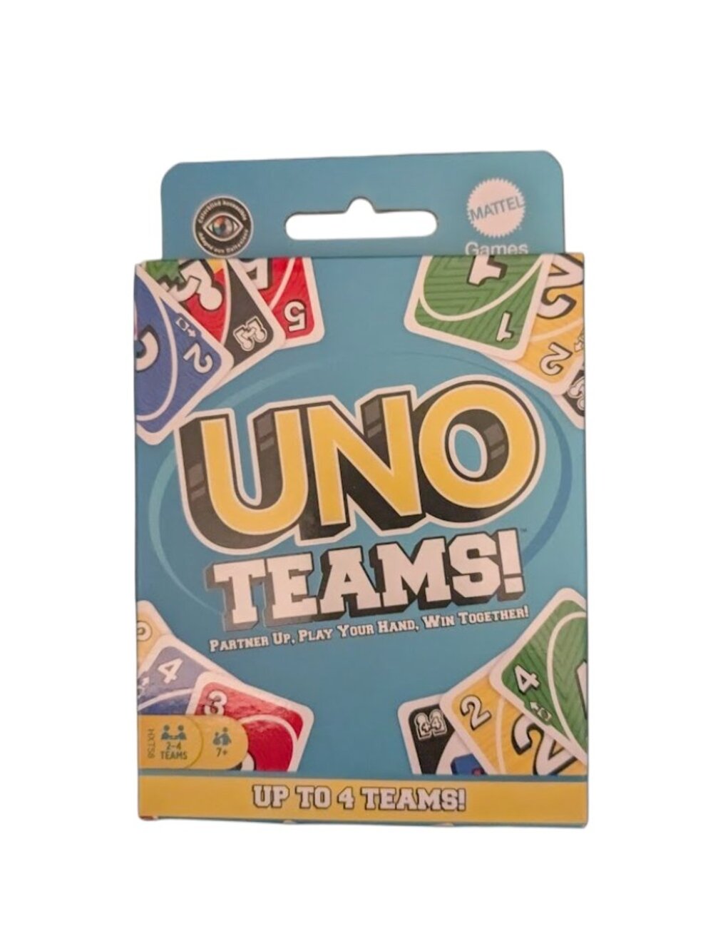 UNO Teams Card Game 2024 Edition — Team Play, Colorblind Accessible
